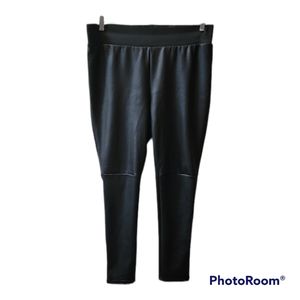 Like New Pebble-Texture Faux-Leather Smoothing Fleece Lined Leggings by I.N.C.